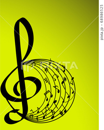 Vector illustration of music theme 68986525