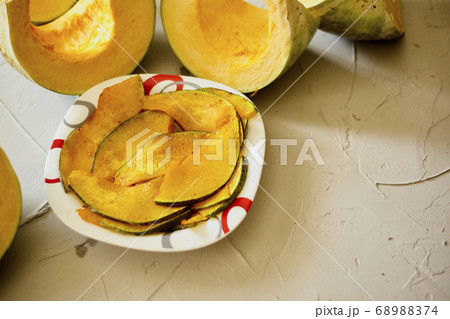 Tasty baked pumpkins 68988374