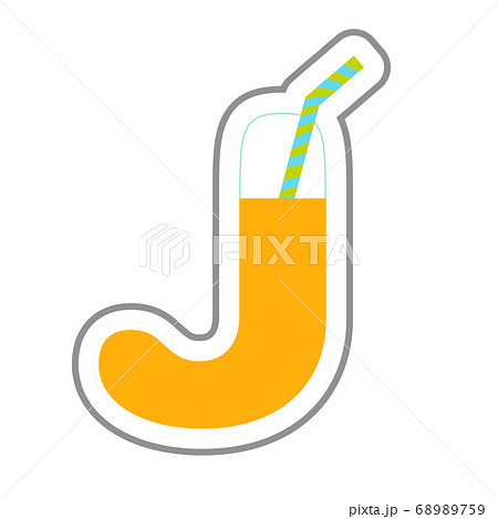 J かわいいアルファベット　英文字　単品 68989759