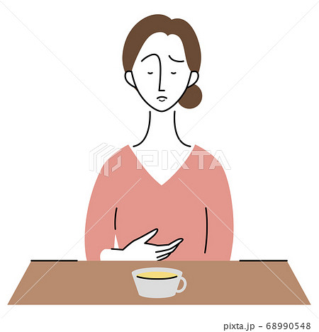 食欲がない女性 食欲がない女性 68990548