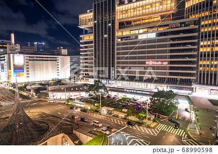 《愛知県》名古屋駅前・都市夜景 《愛知県》名古屋駅前・都市夜景 68990598