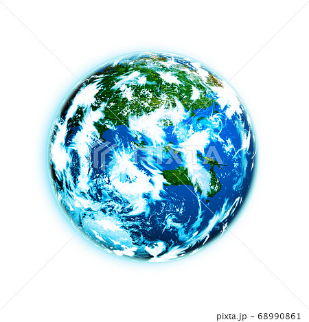 地球のイラスト 背景透過png画像 のイラスト素材