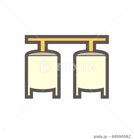 Tank of raw material in food processing production Tank of raw material in food processing production 68990982