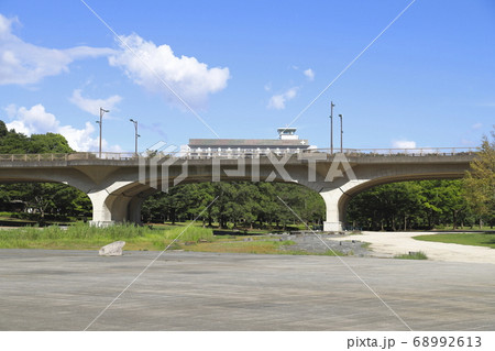 21世紀の森と広場　「広場の橋」と「光と風の広場」　 68992613