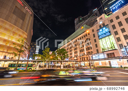 《大阪府》南海なんば駅・ミナミの夜 68992746