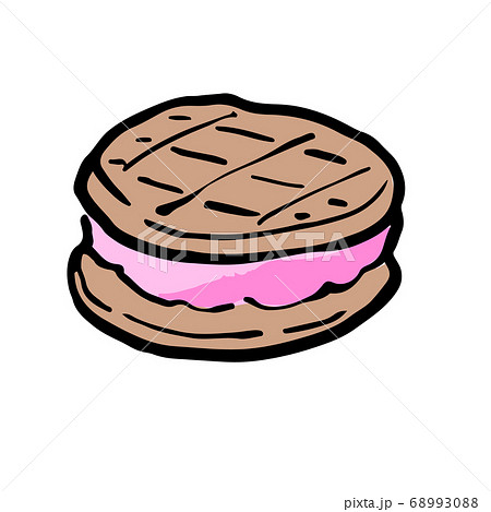 カラフルなアイスクリームのイラスト 68993088