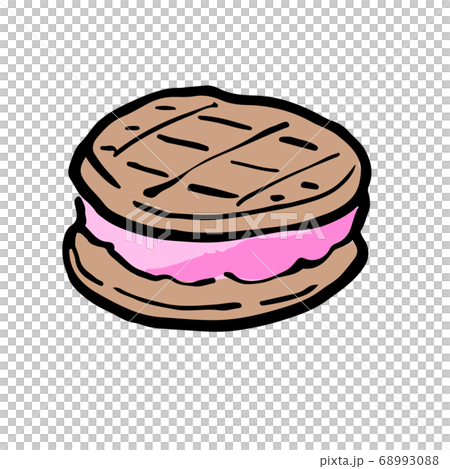 カラフルなアイスクリームのイラスト 68993088