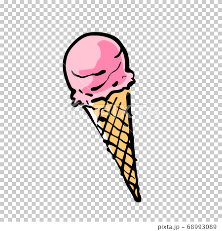 多彩冰淇淋的插圖 68993089