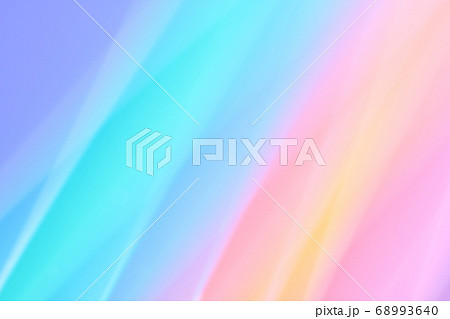 レインボーカラーの抽象的背景 カラフルなストライプ・ライン レインボーカラーの抽象的背景 カラフルなストライプ・ライン 68993640