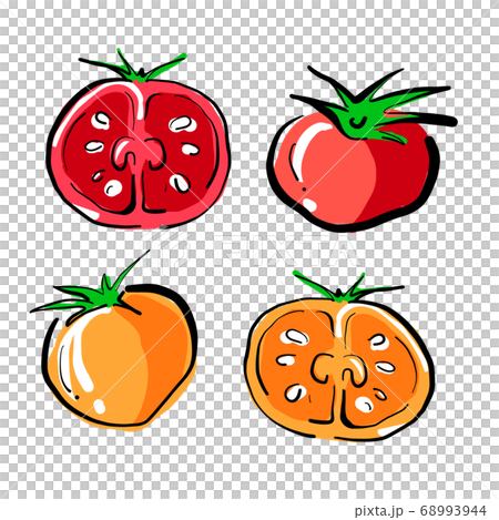 ミニトマトのイラスト素材のイラスト素材