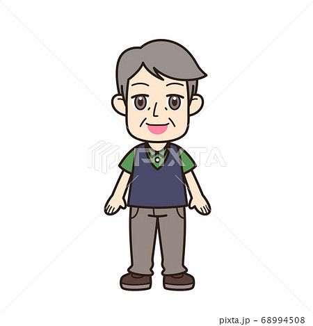 おじいさん　にっこり 68994508
