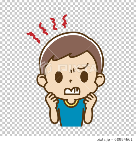 Frustrated boy child Frustrated boy child 68994661