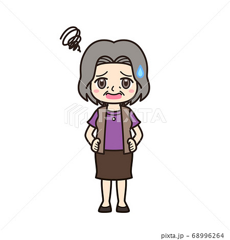 おばあさん 困る おばあさん 困る 68996264