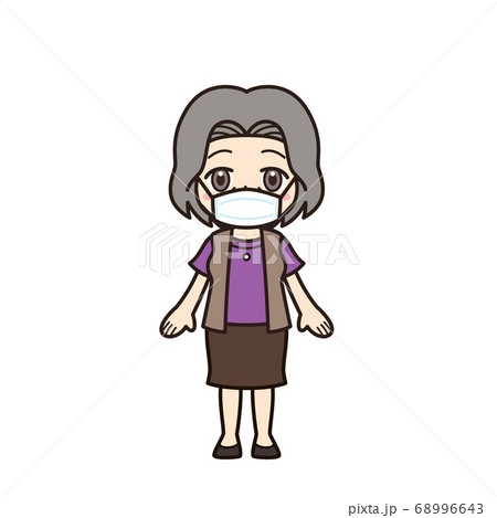 おばあさん ノーマル マスク おばあさん ノーマル マスク 68996643