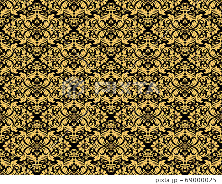 Wallpaper in the style of Baroque. Seamless vector Wallpaper in the style of Baroque. Seamless vector 69000025