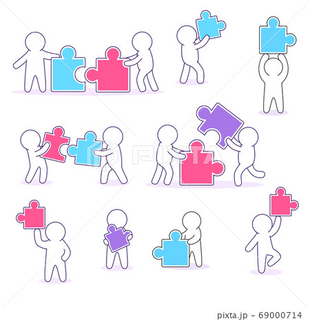 Teamwork, partnership and development concept 69000714