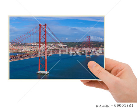 Hand and Lisbon Portugal cityscape (my photo) Hand and Lisbon Portugal cityscape (my photo) 69001331