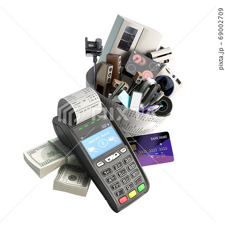 concept of online ordering of home appliances the 69002709