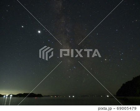 夏の星と天の川 夏の星と天の川 69005479