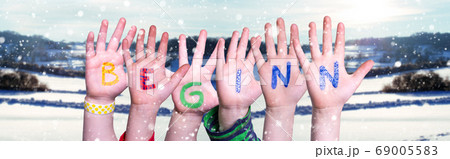 Children Hands Building Word Beginn Mean Children Hands Building Word Beginn Mean 69005583