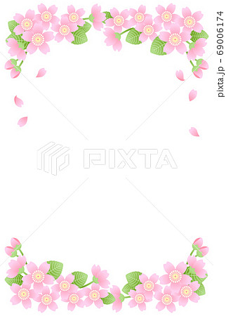 桜 壁紙素材のイラスト素材