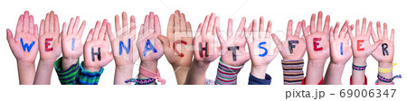 Children Hands, Weihnachtsfeier Means Christmas 69006347