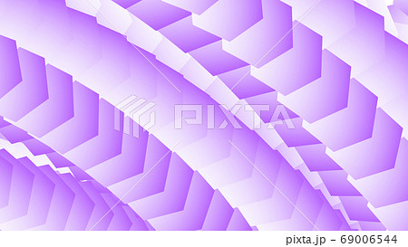 CGアブストラクト　多数の重なり合うオブジェの背景素材 69006544