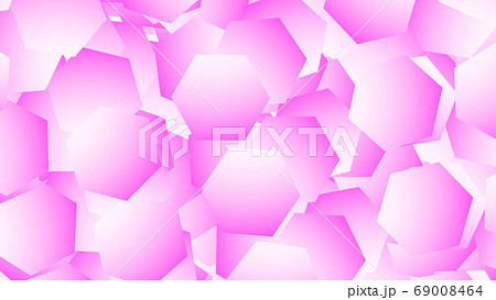 CGヘクサゴン 多数の六角形の背景素材 CGヘクサゴン 多数の六角形の背景素材 69008464
