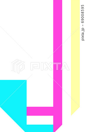 letters folded from colored paper parts , letter A letters folded from colored paper parts , letter A 69008595