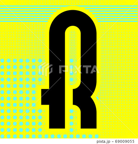 Modern font. Trendy alphabet, black vector letter Modern font. Trendy alphabet, black vector letter 69009055