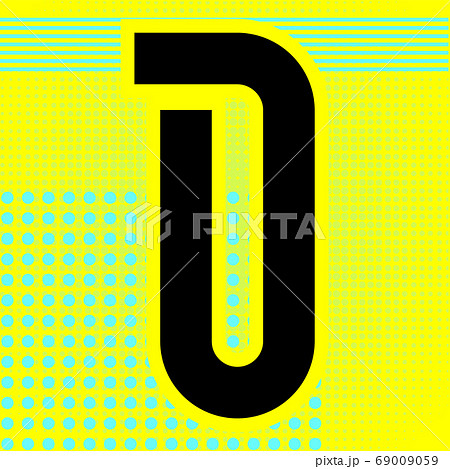 Modern font. Trendy alphabet, black vector letter Modern font. Trendy alphabet, black vector letter 69009059
