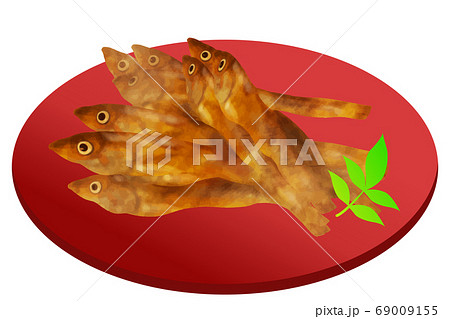 田作り おせちのイラスト素材