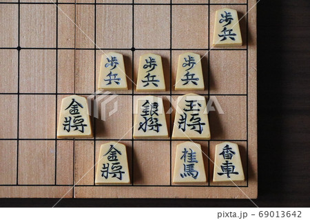 将棋盤と美濃囲いの図 将棋盤と美濃囲いの図 69013642