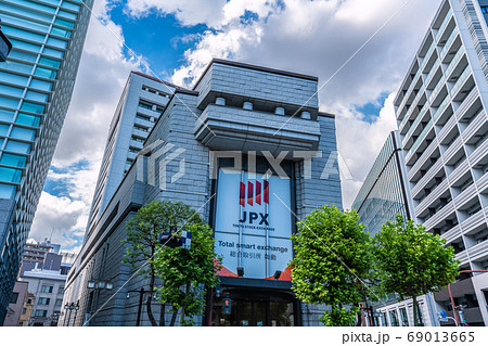 日本の東京都市景観 東証などを望む 日本の東京都市景観 東証などを望む 69013665