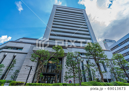日本の東京都市景観 東証などを望む 日本の東京都市景観 東証などを望む 69013673