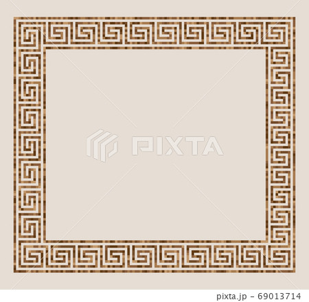 Rectangle frame with seamless border Rectangle frame with seamless border 69013714