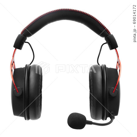 High-quality headphones on a white background. 69014172