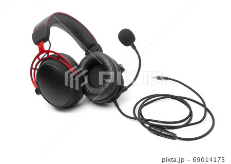 High-quality headphones on a white background. 69014173
