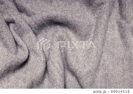 Fine grey cashmere texture close-up. Fine grey cashmere texture close-up. 69014518