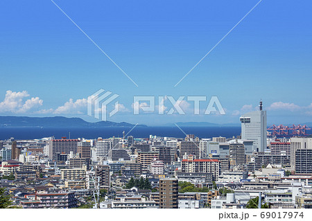 大分市街地　別府湾 69017974