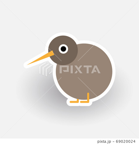 Kiwi Bird cartoon character - Stock Illustration [69020024] - PIXTA
