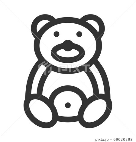 Teddy Bear Icon Bear Toy Icon のイラスト素材