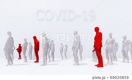 Detection people with virus COVID-19 with a heat 69020859