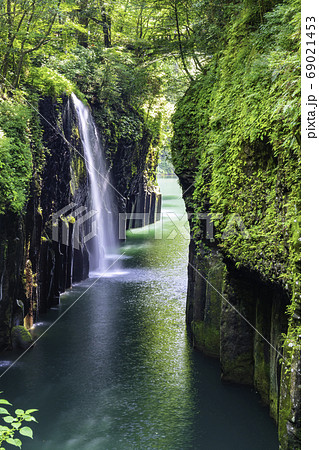 宮崎の絶景 美しい高千穂峡 69021453