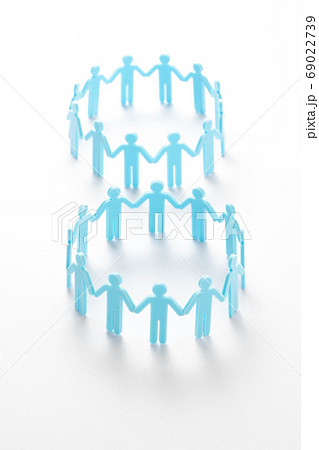 人　ピクト　輪　模型　イメージ 69022739