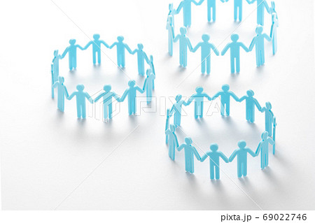 人　ピクト　輪　模型　イメージ 69022746