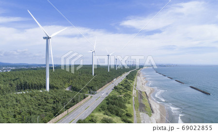 風力発電イメージ 風力発電イメージ 69022855