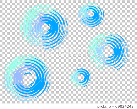 Illustration Of Ripples Seen From Above Stock Illustration