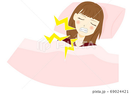 睡眠障害 歯ぎしり 女性 睡眠障害 歯ぎしり 女性 69024421