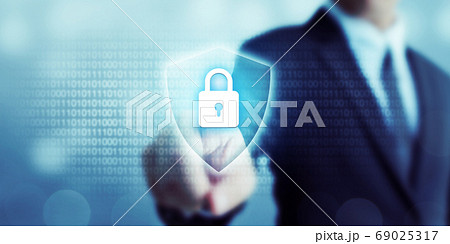 Protection network security computer and safe your data concept Protection network security computer and safe your data concept 69025317